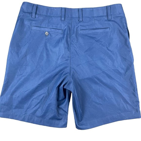 Lands End Traditional Fit Performance Navy Blue Golf Tennis Shorts Men's Size 36 - Picture 2 of 16